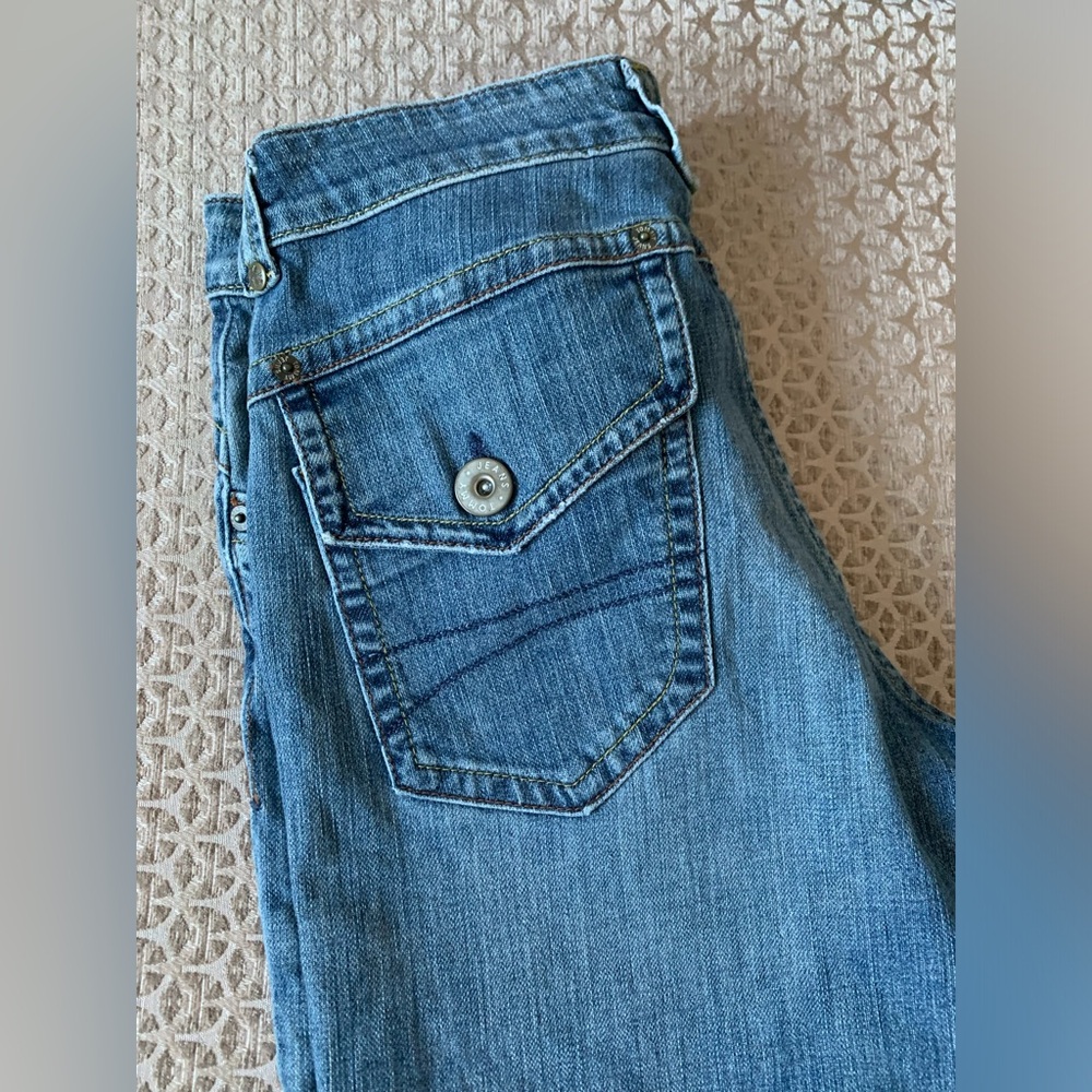 Tommy Hilfiger Red Label Denim Women low Rise jeans size 28 flare - Picture 9 of 10